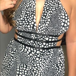 Chiffon Print Jumpsuit